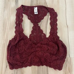 Like new maroon bralette - size small